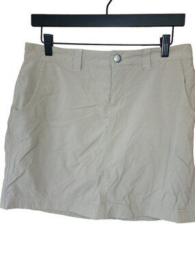 Eddie Bauer Travex khaki Skort athleisure Womens size 8